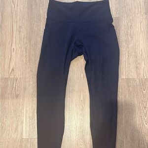 Lululemon Wunder Train Leggings w/pockets- True Navy - 10 - 25” inseam